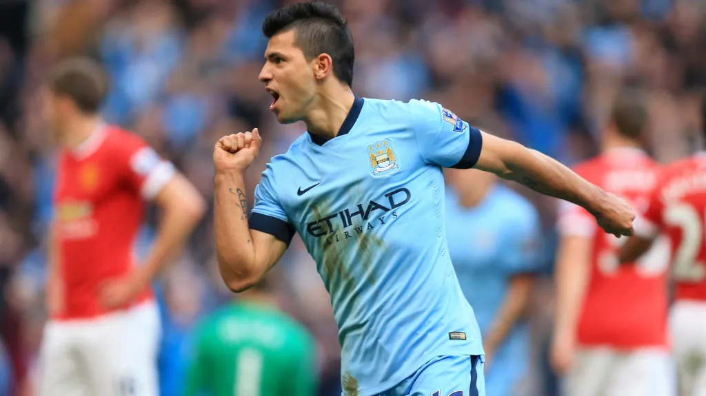 Slavící Sergio Agüero