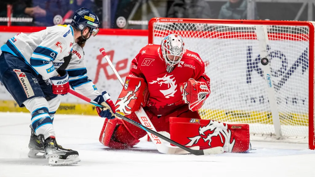 Tomáš Filippi v utkání s Třincem