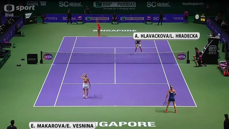Sestřih utkání Hradecká/Hlaváčková - Makarovová/ Vesninová