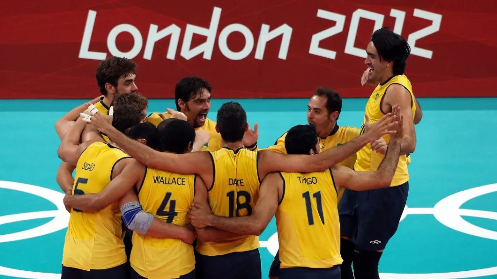 Brazilští volejbalisté slaví postup do finále