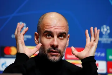Pep Guardiola na tiskové konferenci