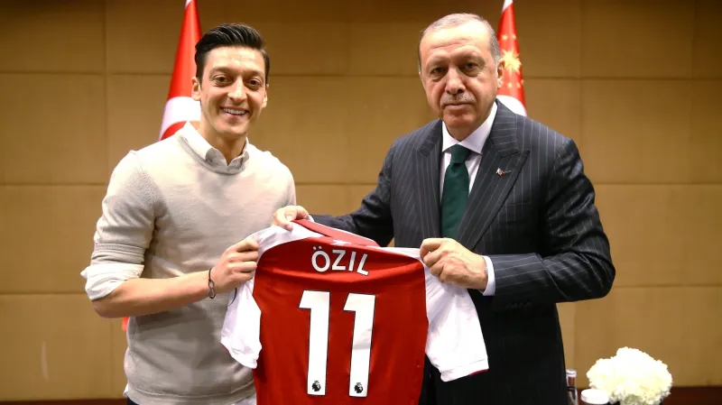 Mesut Özil s tureckým prezidentem Recepem Tayyipem Erdoganem