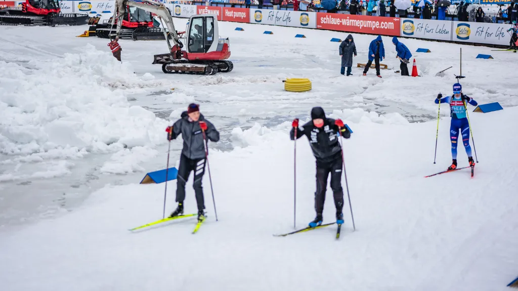 Nepříznivé podmínky v Pokljuce