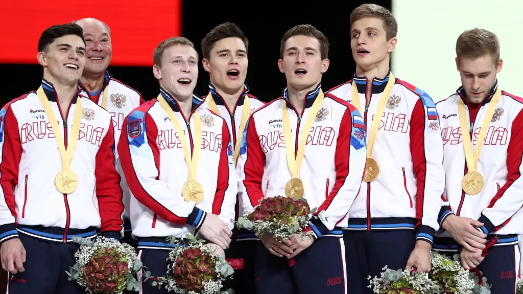 Ruští gymnasté získali zlato na MS