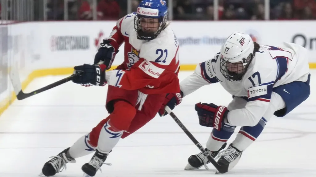 Tereza Vanišová v utkání proti USA