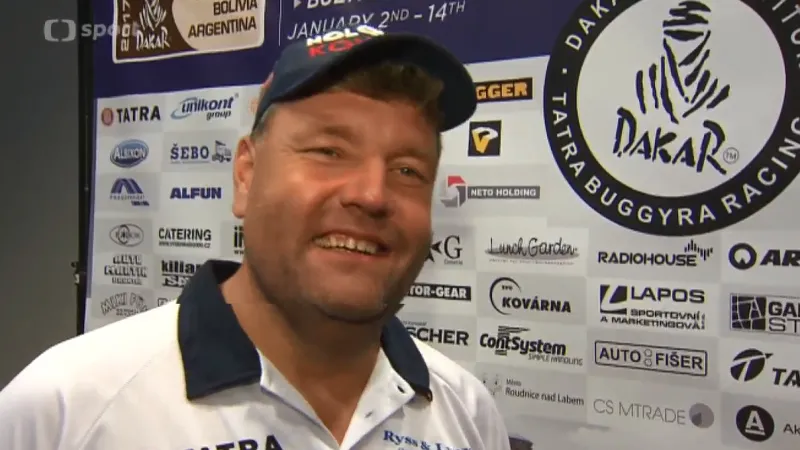 Dakar 2017: Martin Kolomý a Aleš Loprais po návratu do ČR