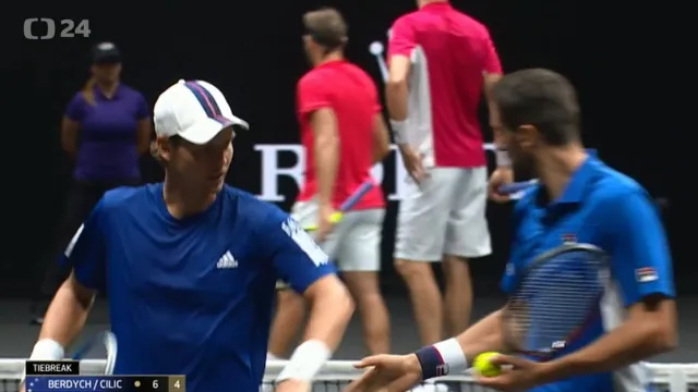 Berdych prohrál i svůj třetí zápas na Laver Cupu