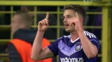 Gól v utkání Anderlecht - Manchester United: Dendoncker - 1:1 (86. min.)
