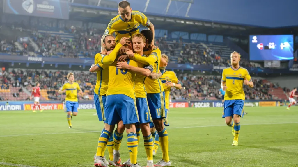 Radost švédských fotbalistů do 21 let