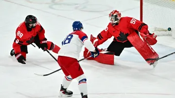 Sestřih čtvrtfinále Kanada – Česko