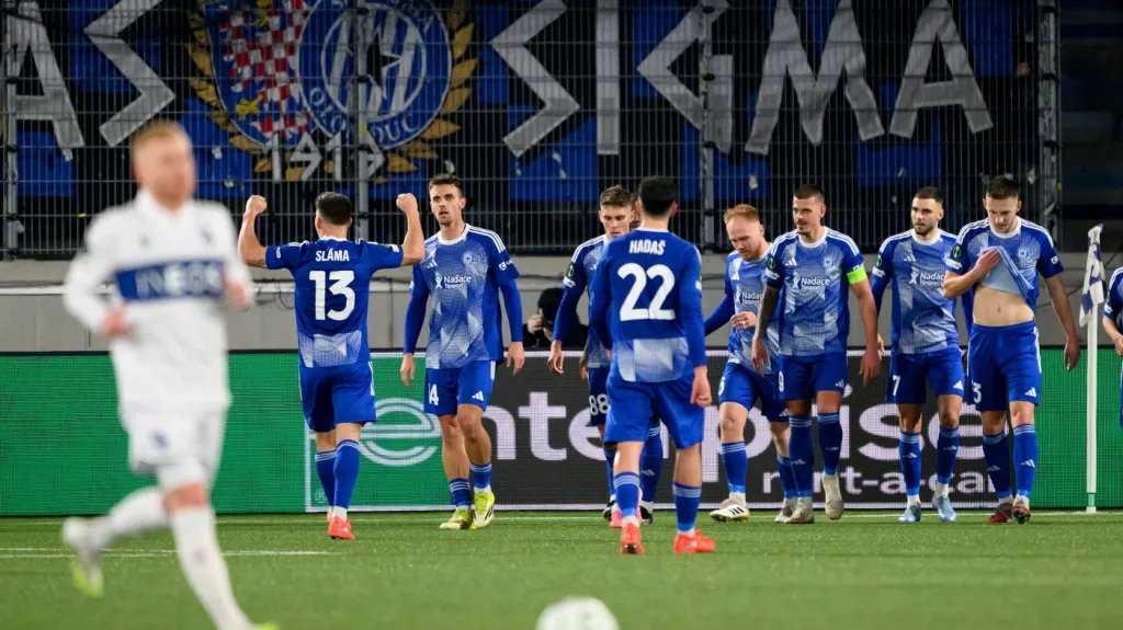 Fotbalisté Olomouce slaví v utkání proti Lausanne