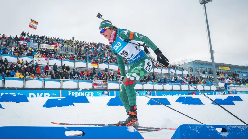 Sestřih sprintu biatlonistek v Oberhofu
