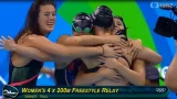 Plavecké finále žen na 4 x 200 m volný způsob