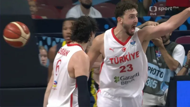 Závěr utkání Turecko – Švédsko