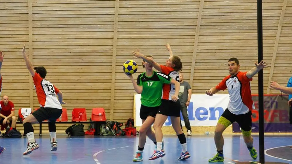 Utkání korfbalistů Brna a Českých Budějovic