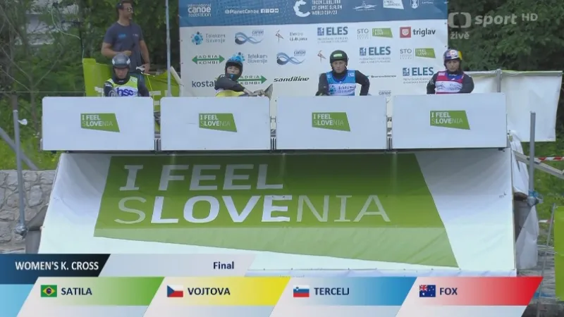 Finále kayakcrossu s ohlasem zlaté Vojtěchové