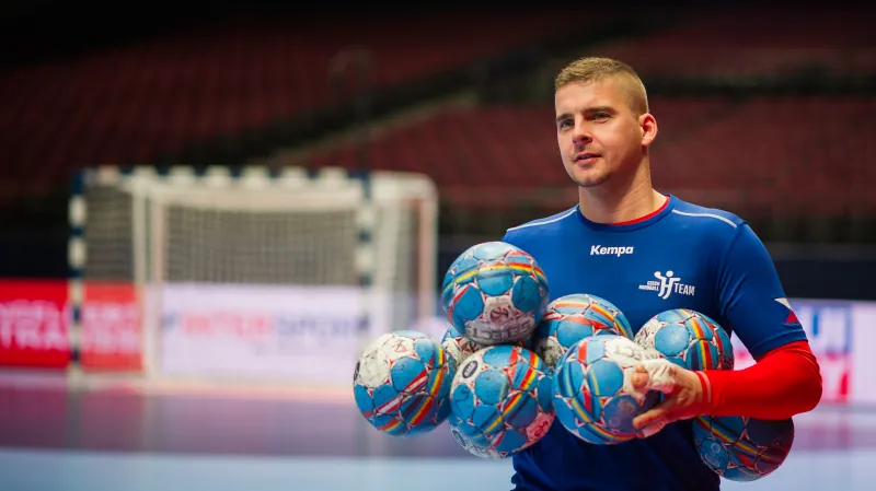 Reprezentační brankář Martin Galia