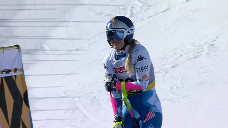 Nedokončená jízda Lindsey Vonnové v super-G na MS v Saalbachu