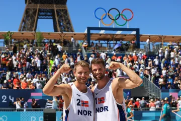 Anders Mol a Christian Sörum z Norska na Hrách v Paříži