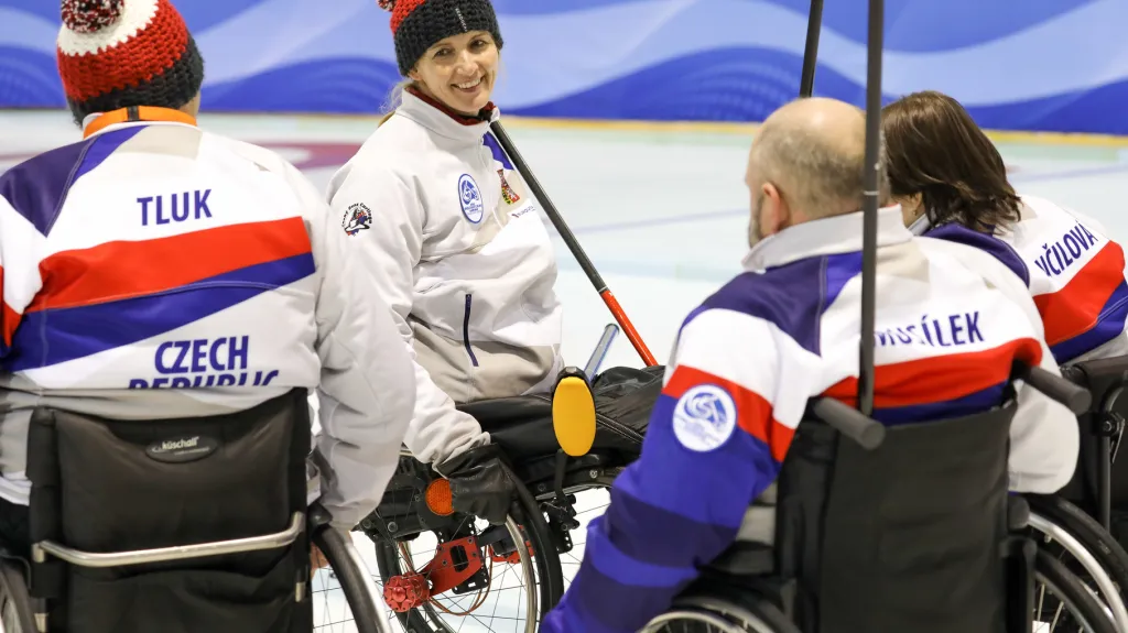 Česká reprezentace curlerů na vozíku