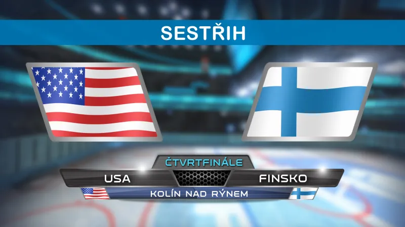 Sestřih utkání USA - Finsko