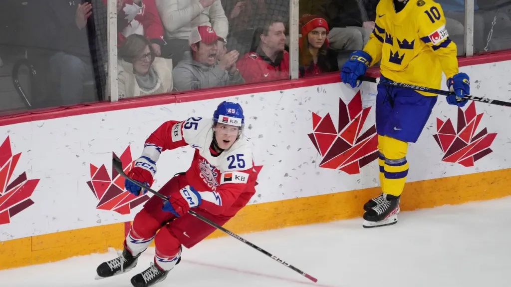 Jiří Kulich dává postupový gól v semifinále proti Švédům