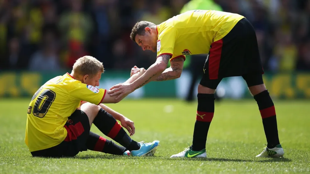 Utěšovaný Matěj Vydra