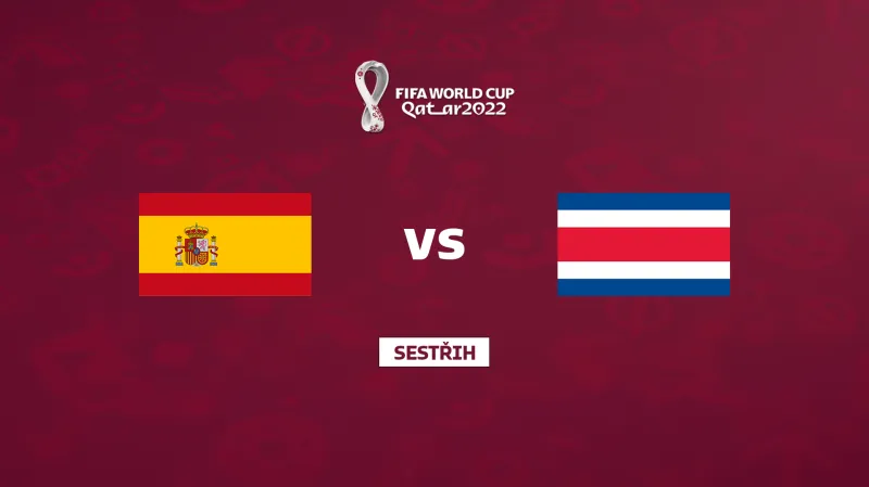 Sestřih utkání Španělsko – Kostarika