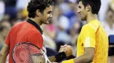 Roger Federer a Novak Djokovič