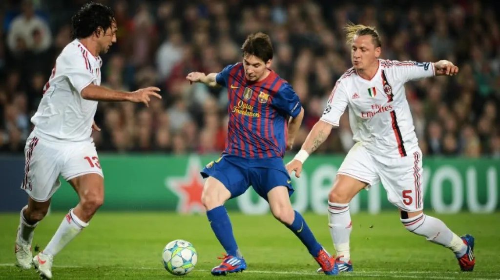 Utkání AC Milán - Barcelona