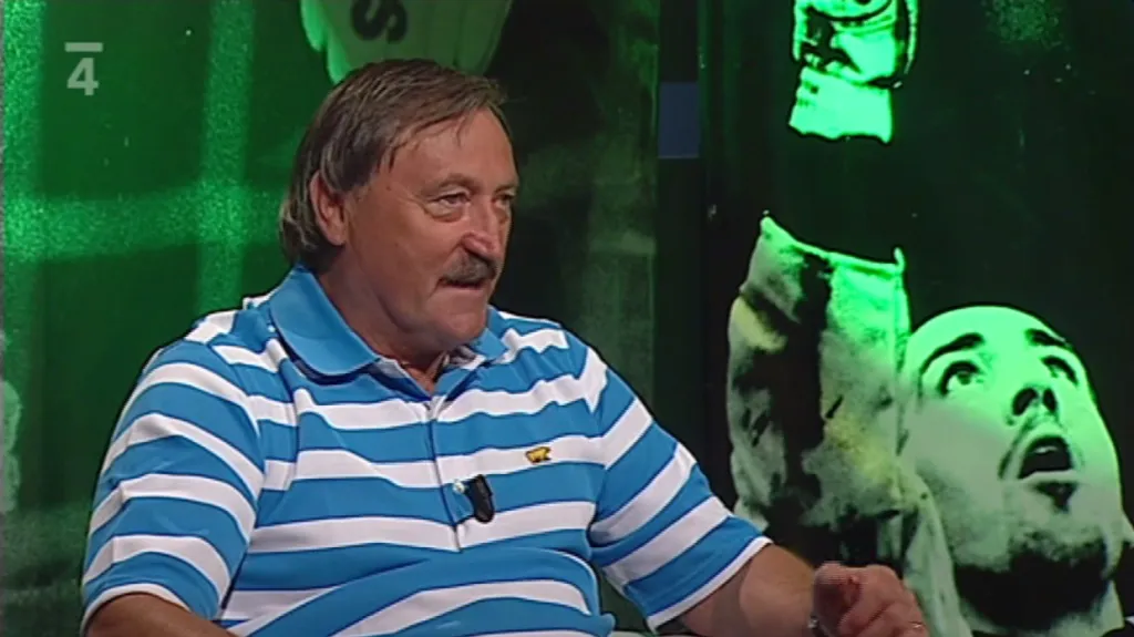 Antonín Panenka ve studiu ČT