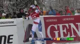 Jízdy čtyř nejlepších v super-G v Kitzbühelu