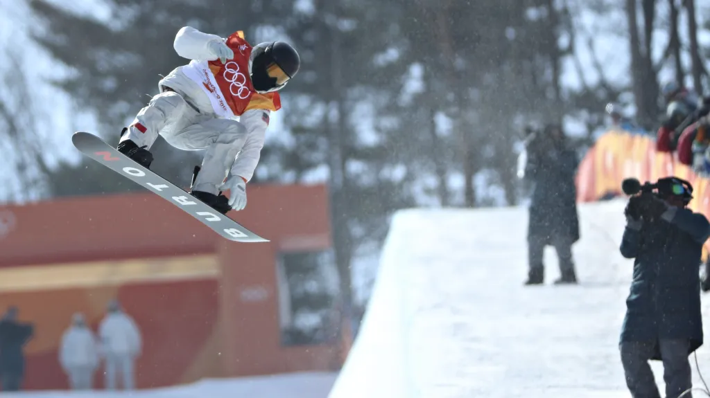 Shaun White na U-rampě v Pchjongčchangu