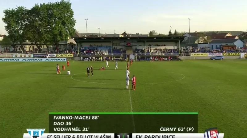 Sestřih a ohlasy utkání Vlašim - Pardubice