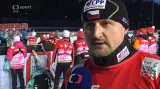Reakce trenéra lyžařů Krejčího na výkony v sobotních sprintech na Zlaté lyži