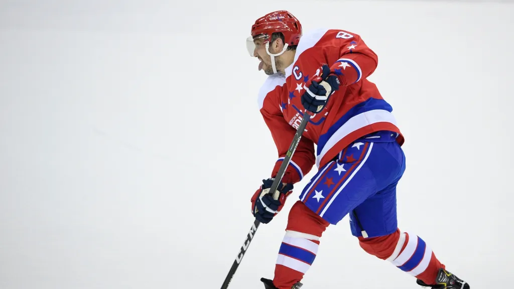 Osminásobný nejlepší střelec NHL Alexandr Ovečkin 