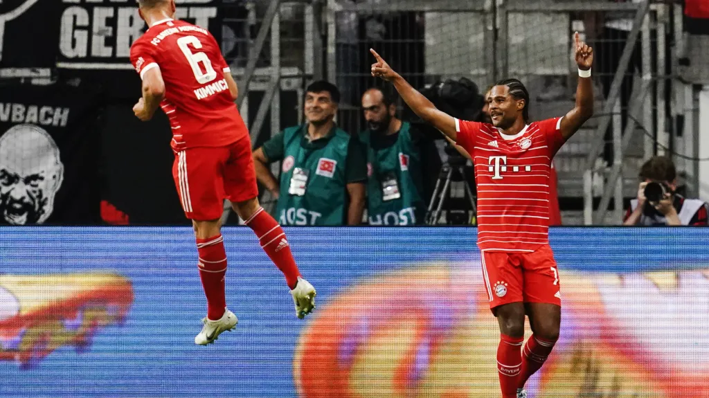 Radost hráčů Bayernu Mnichov