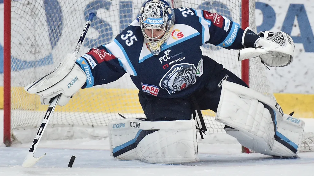 Liberecký brankář Roman Will 