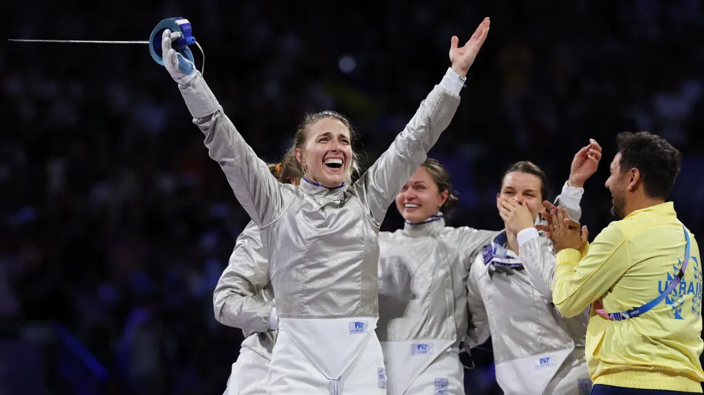 Olga Charlanová a ukrajinský tým 