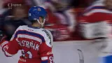 Gól v utkání ČR - Švédsko: Pastrňák - 2:0 (15. min.)