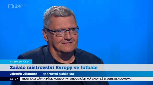 Interview ČT24: Sportovní publicista Zikmund o Euru v Německu