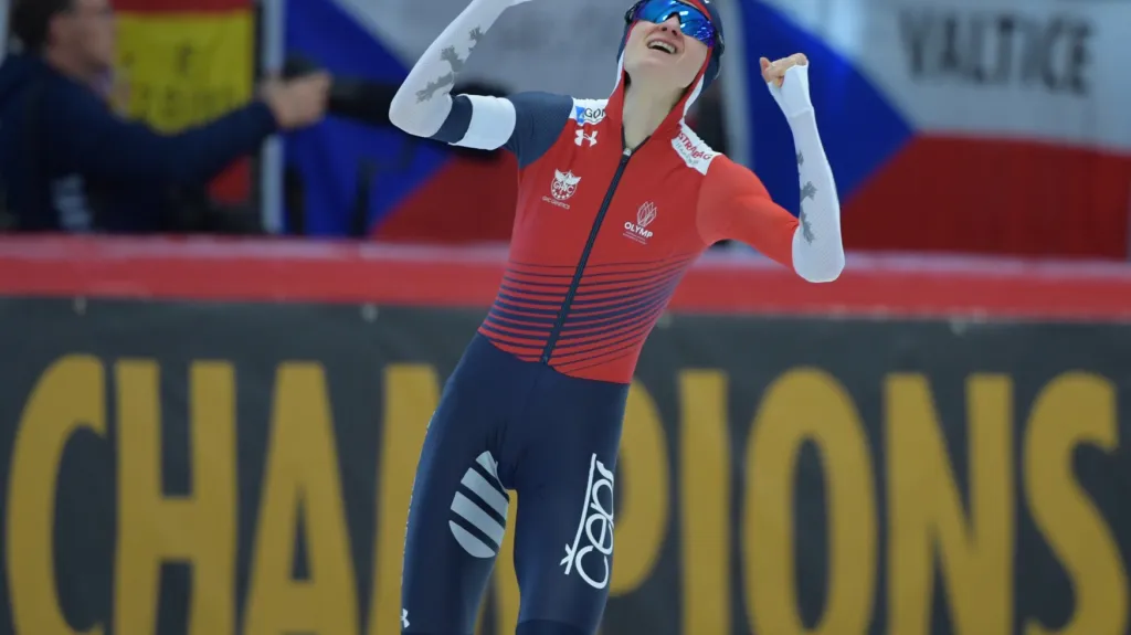 Martina Sáblíková slaví další výhru