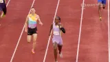 Karsten Warholm a Alison dos Santos