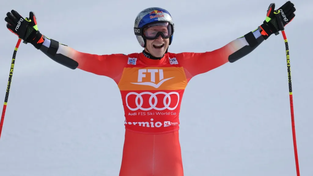 Odermatt poprvé kraloval super-G v Bormiu