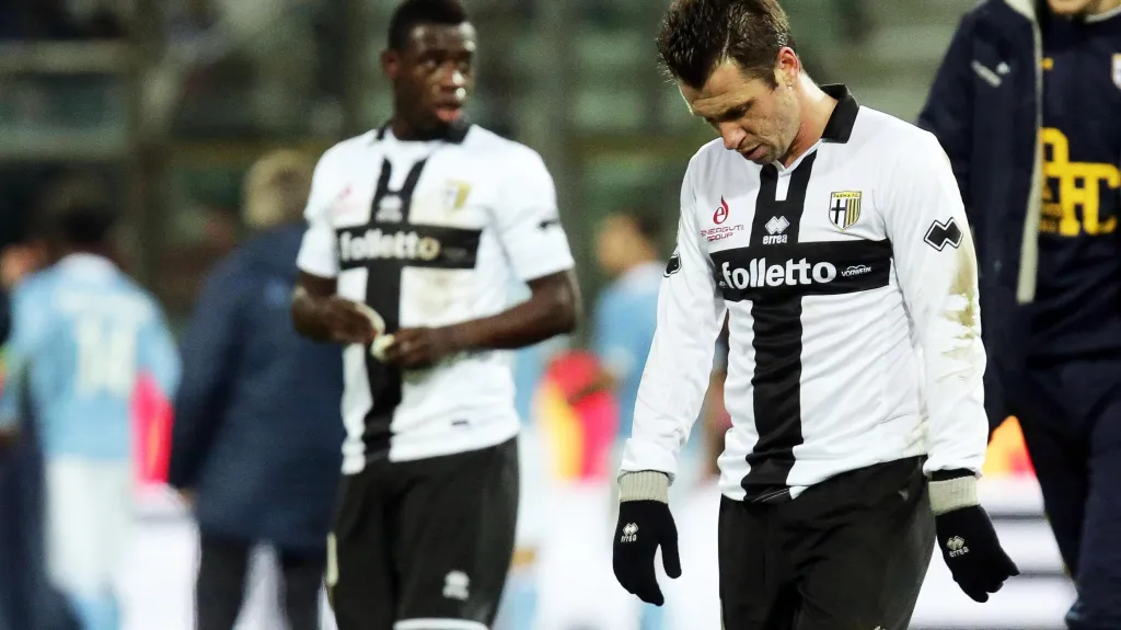 Zklamaný Antonio Cassano z Parmy