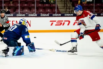 Zakončení Adama Jiříčka "vejvodovkou" proti Finům