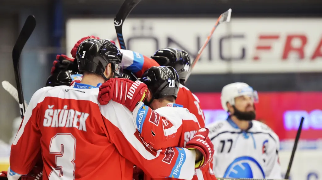 Radost hokejistů Olomouce