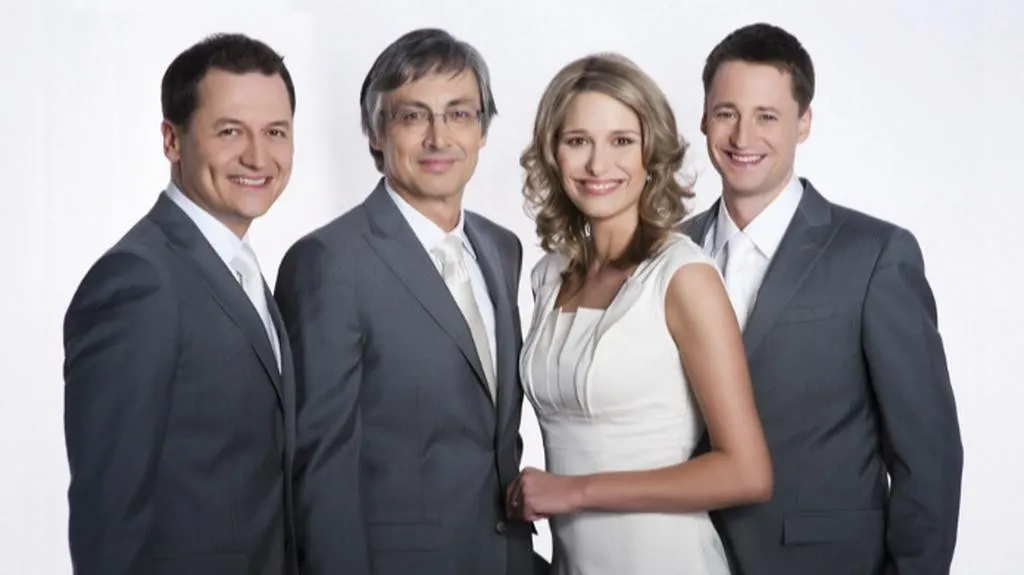 Nové složení modeátorů pořadu Branky, body, vteřiny