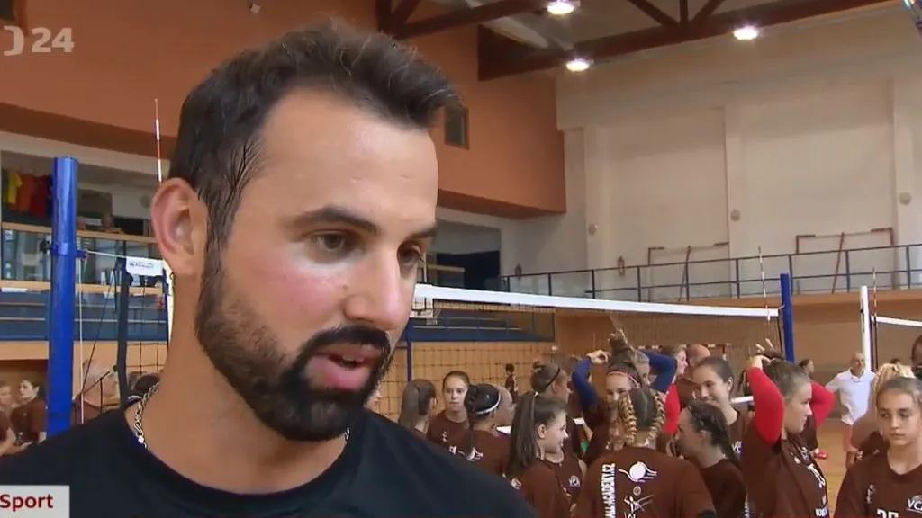 Na volejbalový kemp do Luhačovic dorazil i německý univerzál Grozer