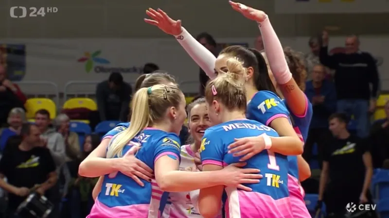 Volejbalistky Prostějova přehrály jasně Klagenfurt